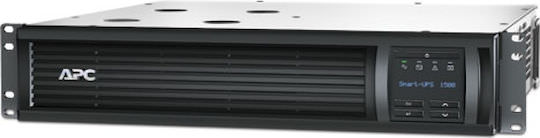 APC Smart-UPS 1500VA LCD RM 2U 230V with Network Card Line-Interactive 1000W με 4 IEC Πρίζες - Image 1