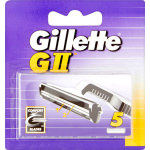 Gillette Gii Ανταλλακτικές Κεφαλές με 2 Λεπίδες 5τμχ