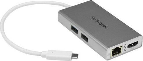 StarTech USB-C Docking Station με HDMI 4K PD Ethernet Γκρι (DKT30CHPDW) - Image 1