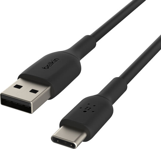 Belkin USB 2.0 Cable USB-C male - USB-A 15W Μαύρο 3m (CAB001BT3MBK) - Image 1