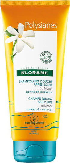 Klorane Polysianes Αφρόλουτρο σε Gel για Μαλλιά & Σώμα 200ml - Image 1