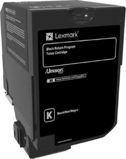 Lexmark 74C20K0 Γνήσιο Toner Laser Εκτυπωτή Μαύρο Return Program 3000 Σελίδων 74C20K0 - Image 1
