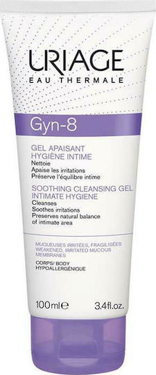 Uriage Gyn-8 Intimate Hygiene Soothing Cleansing Gel για Καθαρισμό της Ευαίσθητης Περιοχής 100ml - Image 1