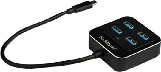 StarTech USB 3.0 Hub 4 Θυρών με σύνδεση USB-C - Image 1