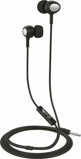 Celly UP500 In-ear Handsfree με Βύσμα 3.5mm Μαύρο - Image 1