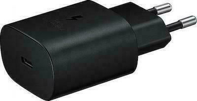 Samsung Φορτιστής Χωρίς Καλώδιο με Θύρα USB-C 25W Power Delivery Μαύρος (EP-TA800N Bulk) - Image 1