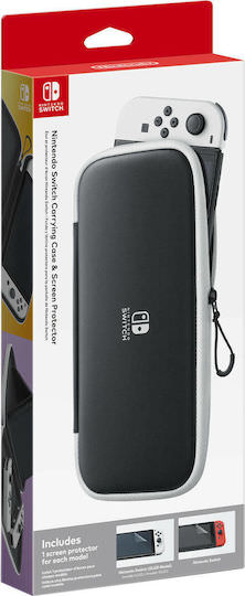 Nintendo Carrying Case & Screen Protector για Κονσόλα Switch / Switch OLED Black & White - Image 1