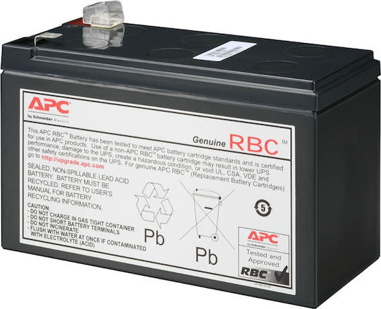 APC Replacement Cartridge 164 Μπαταρία UPS με Χωρητικότητα 9.4Ah και Τάση 12V 1τμχ - Image 1