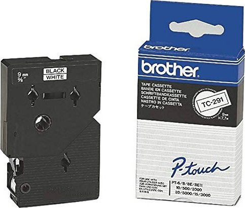 Brother Ταινία Ετικετογράφου 7.7m x 9mm σε Λευκό Χρώμα - Image 1