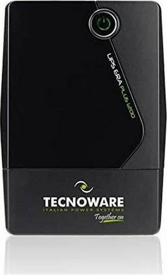 Tecnoware Era Plus 1200 UPS Line-Interactive 1200VA 840W με 2 Schuko Πρίζες - Image 1