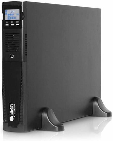 Riello Vision Dual VSD 1100 UPS On-Line 1000VA 990W με 8 IEC Πρίζες - Image 1
