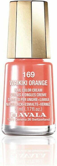 Mavala Switzerland Mini Color Polish Gloss Βερνίκι Νυχιών 169 Waikiki Orange 5ml - Image 1