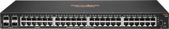 HP Aruba 6100 48G 4SFP+ Managed L2 Switch με 48 Θύρες Gigabit (1Gbps) Ethernet και 4 SFP Θύρες - Image 1