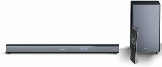 Sharp HTSBW460 Soundbar 3.1 Bluetooth και HDMI 440W με Ασύρματο Subwoofer και Τηλεχειριστήριο Μαύρο - Image 1