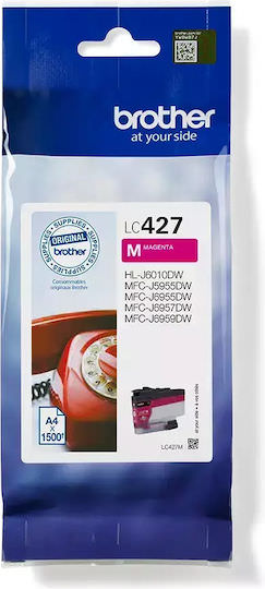 Brother LC427 Γνήσιο Μελάνι Εκτυπωτή InkJet Ματζέντα (LC-427M) - Image 1