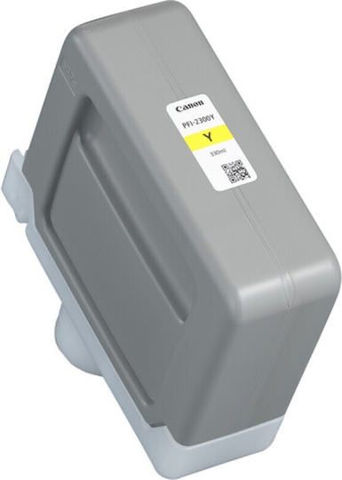 Canon PFI-2300 Γνήσιο Μελάνι Εκτυπωτή InkJet Κίτρινο (5280C001) - Image 1