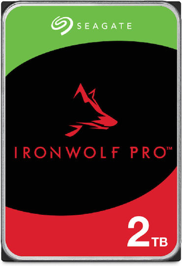Seagate IronWolf Pro 2TB HDD Σκληρός Δίσκος 3.5" SATA III 7200rpm με 256MB Cache για NAS - Image 1