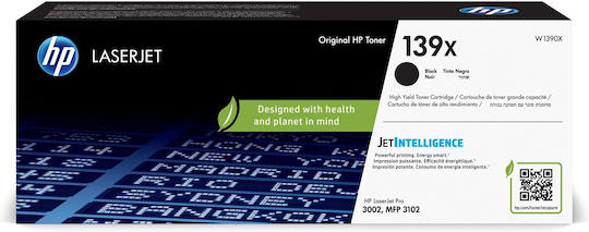 HP 139X Γνήσιο Toner Laser Εκτυπωτή Μαύρο High Yield 4000 Σελίδων (W1390X) - Image 1