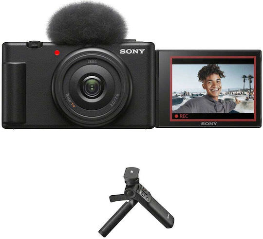 Sony ZV-1F Compact Φωτογραφική Μηχανή 20.1MP με Οθόνη 3" και Ανάλυση Video 4K UHD Μαύρη - Image 1