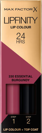 Max Factor Lipfinity Lip Colour Υγρό Κραγιόν 330 Essential Burgundy 4.2gr - Image 1