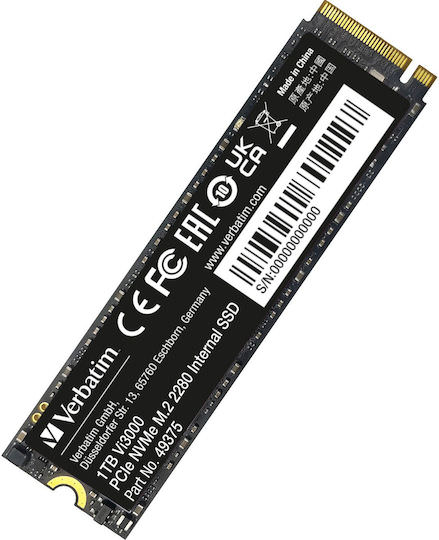 Verbatim Vi3000 SSD 1TB M.2 NVMe PCI Express 3.0 - Image 1