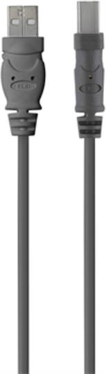 Belkin USB 2.0 Cable USB-A male - USB-B male 1,8m (F3U154BT1.8M) - Image 1