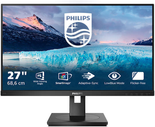 Philips 272S1M IPS Monitor 27" FHD 1920x1080 με Χρόνο Απόκρισης 4ms GTG - Image 1