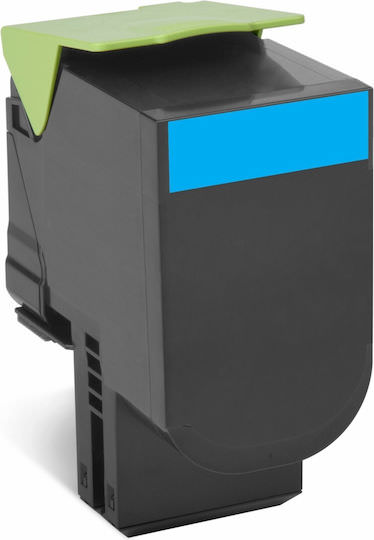 Συμβατό Toner για Laser Εκτυπωτή Lexmark Κυανό - Image 1