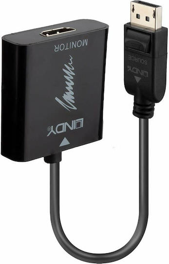 Lindy Μετατροπέας DisplayPort / HDMI male σε DisplayPort / HDMI female 1τμχ 41068 - Image 1
