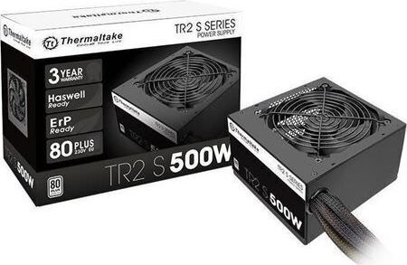 Thermaltake TR2 S 500W Μαύρο Τροφοδοτικό Υπολογιστή Full Wired 80 Plus Standard - Image 1