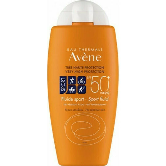 Eau Thermale Avène Fluid Sport Αδιάβροχη Αντηλιακή Κρέμα Προσώπου και Σώματος SPF50 100ml - Image 1