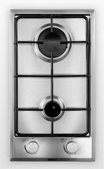 Beko Domino Εστία Υγραερίου Αυτόνομη Inox 29x51εκ. Ασημί - Image 1
