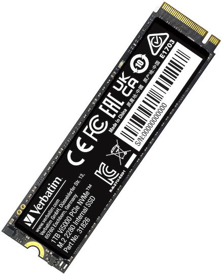 Verbatim Vi5000 SSD 1TB M.2 NVMe PCI Express 4.0 - Image 1