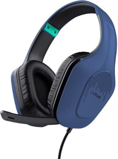 Trust GXT 415 Zirox Over Ear Gaming Headset με σύνδεση 3.5mm Μπλε - Image 1