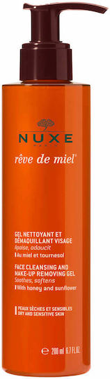 Nuxe Reve de Miel Gel Αφαίρεσης Μακιγιάζ Προσώπου 200ml - Image 1