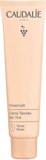 Caudalie Vinocrush Skin Tint Shade 1 Κρέμα Προσώπου Ημέρας με Χρώμα για Ενυδάτωση & Ατέλειες με Υαλουρονικό Οξύ & Πρεβιοτικά 30ml - Image 1