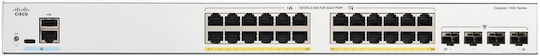 Cisco Catalyst C1200-24FP-4G Managed L2 PoE++ Switch με 24 Θύρες Gigabit (1Gbps) Ethernet και 4 SFP Θύρες - Image 1