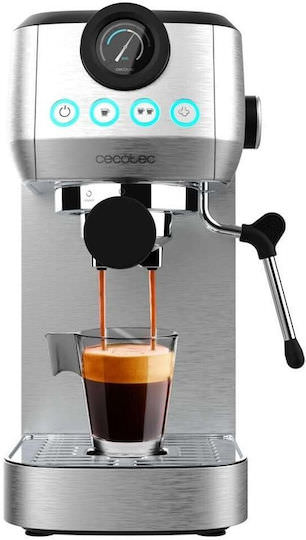 Cecotec Power Espresso 20 Steel Pro Μηχανή Espresso 1350W Πίεσης 20bar Steel - Image 1