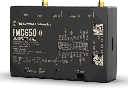 Teltonika GPS Tracker FMC650 GNSS / Bluetooth / Glonass / GPRS / GSM για Αυτοκίνητα / Φορτηγά - Image 1