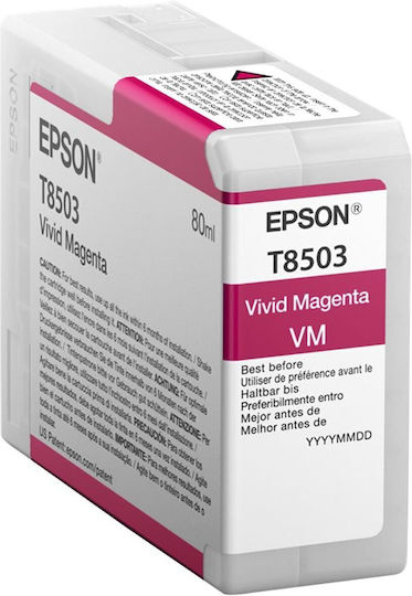 Epson T8503 Γνήσιο Μελάνι Εκτυπωτή InkJet Ματζέντα (SC-P800) - Image 1