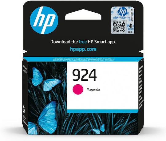 HP 924 Γνήσιο Μελάνι Εκτυπωτή InkJet Ματζέντα (4K0U4NE) - Image 1