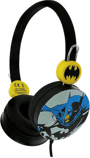 Celly Batman Ενσύρματα Παιδικά On Ear Ακουστικά Μαύρα - Image 1