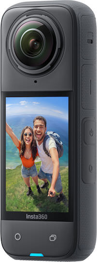 Insta360 X4 Action Camera 8K Λήψης 360° Υποβρύχια με Οθόνη Αφής 2.5" και Wi-Fi Μαύρη - Image 1