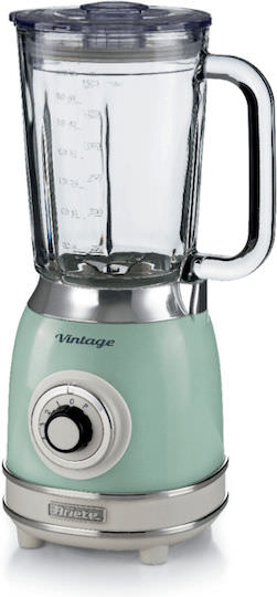 Ariete Vintage Μπλέντερ για Smoothies με Γυάλινη Κανάτα 1.5lt 1000W Πράσινο - Image 1