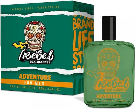 Rebel Rebel Adventure Men Eau De Toilette Spray 100ml - Image 1