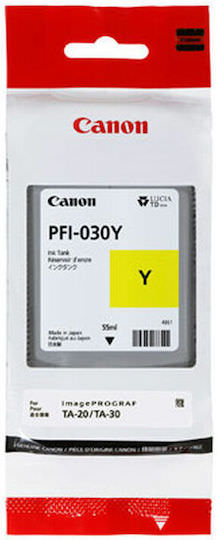 Canon PFI-030 Γνήσιο Μελάνι Εκτυπωτή InkJet Κίτρινο (3492C001) - Image 1