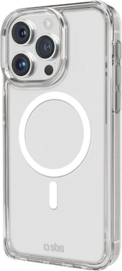 SBS Mag Back Cover Σιλικόνης Διάφανο (iPhone 15 Pro) - Image 1