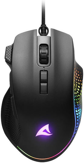 Sharkoon Force 3 Gaming Ποντίκι 12800 DPI Μαύρο - Image 1