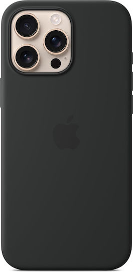 Apple Silicone Case with MagSafe Back Cover Σιλικόνης Μαύρο (iPhone 16 Pro Max) - Image 1