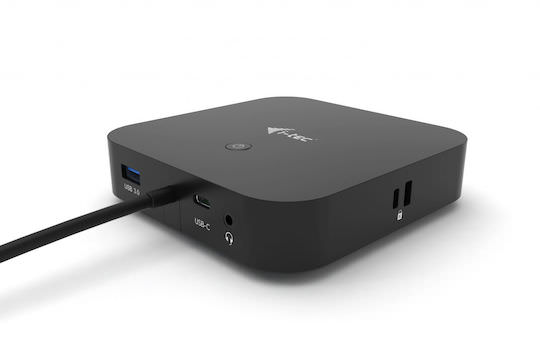 i-tec USB-C Docking Station με HDMI/DisplayPort 4K PD Ethernet και σύνδεση 2 Οθονών Μαύρο (C31HDMIDPDOCKPD100) - Image 1